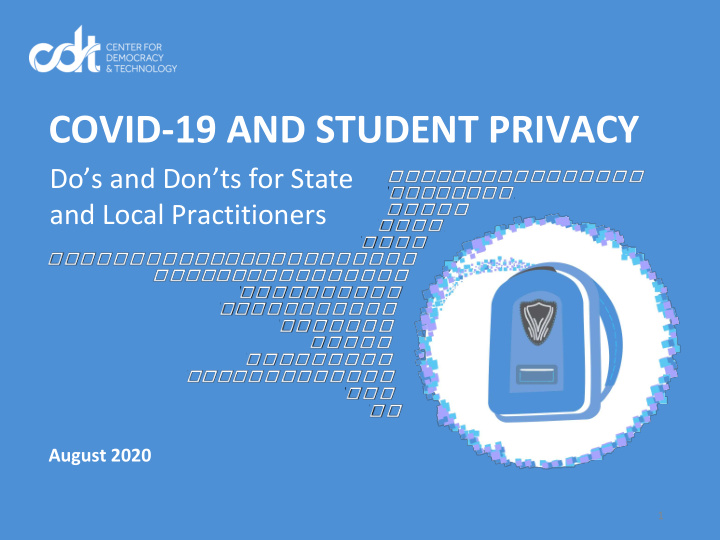 covid 19 and student privacy
