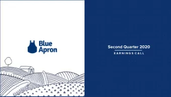 Second Quarter 2020  E A R N I N G S  C A L L  Q2 2020 Earnings Call  2  Disclaimer: Forward