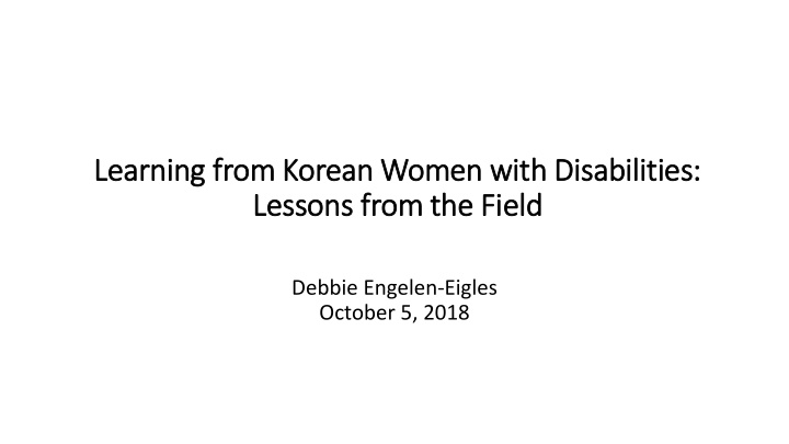 learning fr from korean women wit ith dis isabilities