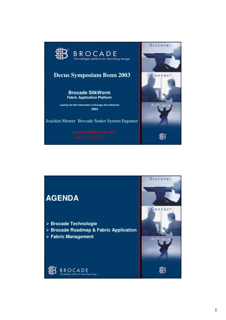 agenda