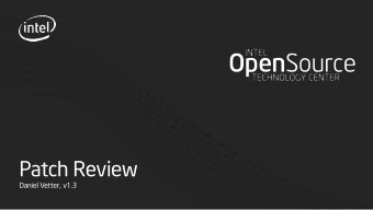 Patch Review  Daniel Vetter, v1.3  Goals  Technical Review  Process  Q&amp;A  2  Goal: Reviewed-by