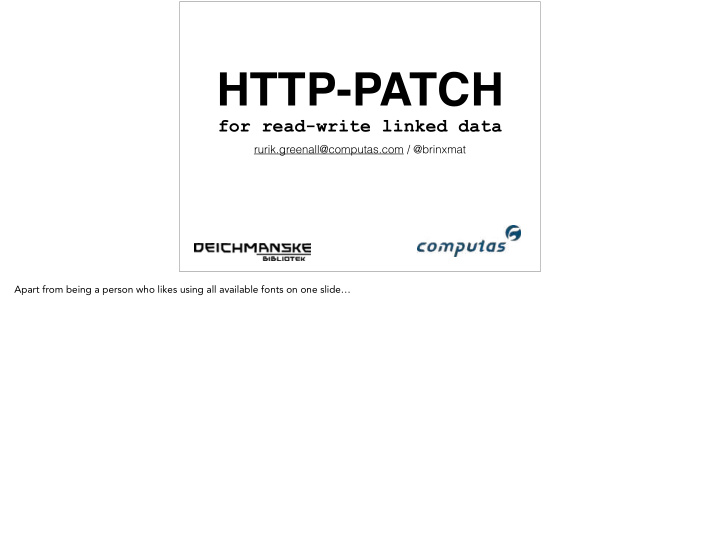 http patch