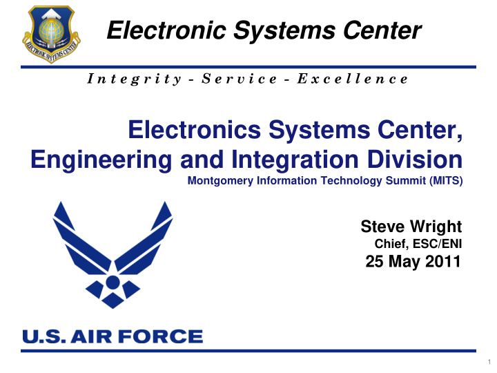 electronic systems center