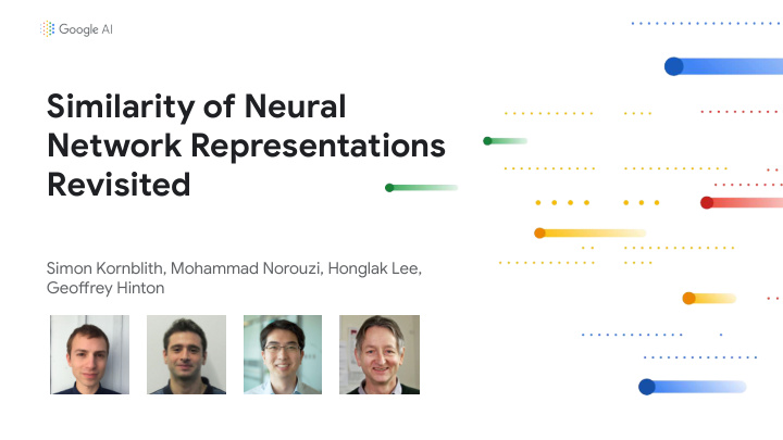 similarity of neural network representations revisited