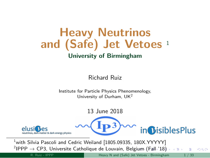 heavy neutrinos