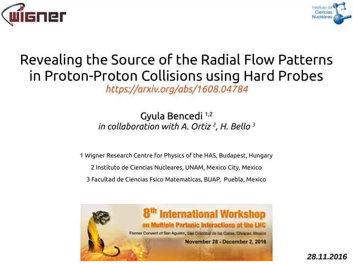 revealing the source of the radial flow patterns in