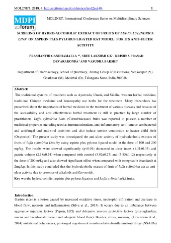 MOL2NET, 2018 , 4, http://sciforum.net/conference/mol2net-04  2  (Belaiche et al., 2002) and