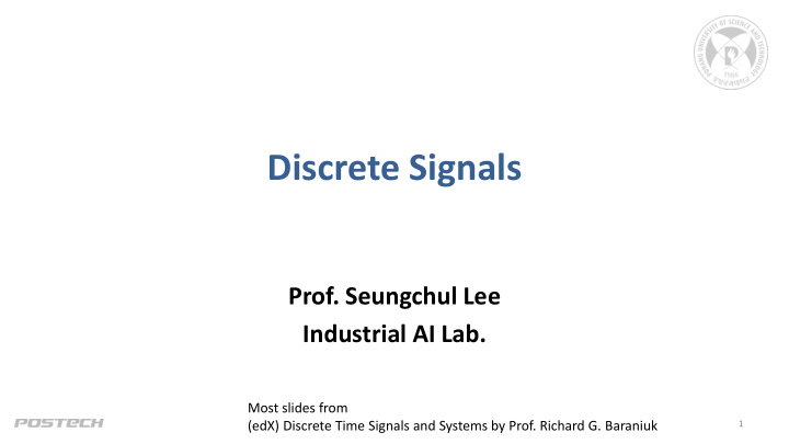 discrete signals