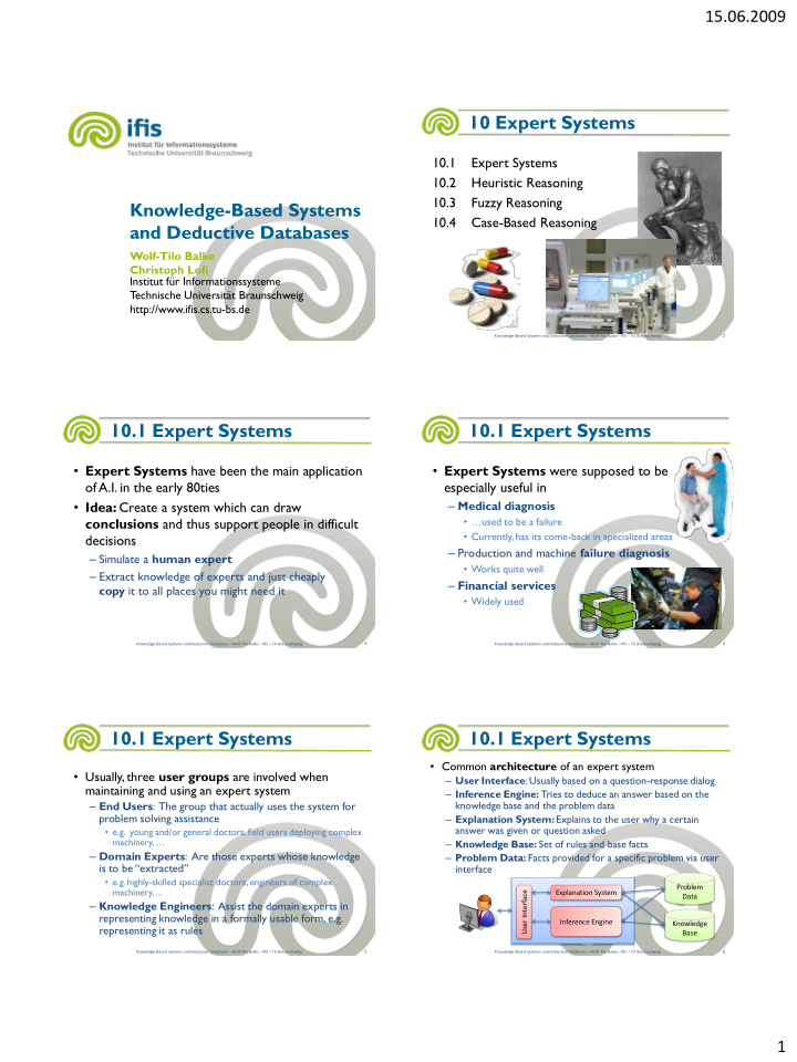 10 expert systems
