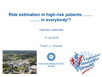 risk estimation in high risk patients in everybody