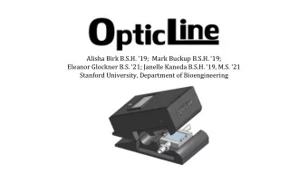 Alisha Birk B.S.H. 19;  Mark Buckup B.S.H. 19;  Eleanor Glockner B.S. 21; Janelle Kaneda