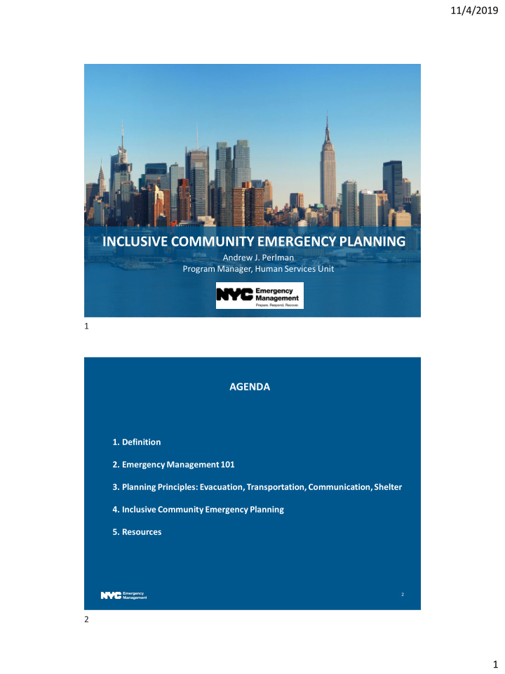 inclusive community emergency planning