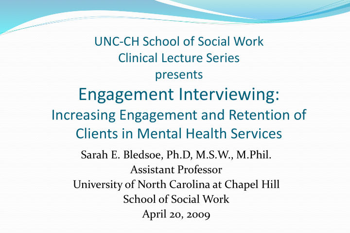 engagement interviewing