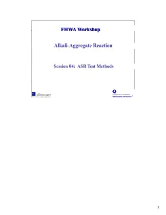 1  In this session, I will first describe the various standard test  methods that have been used or