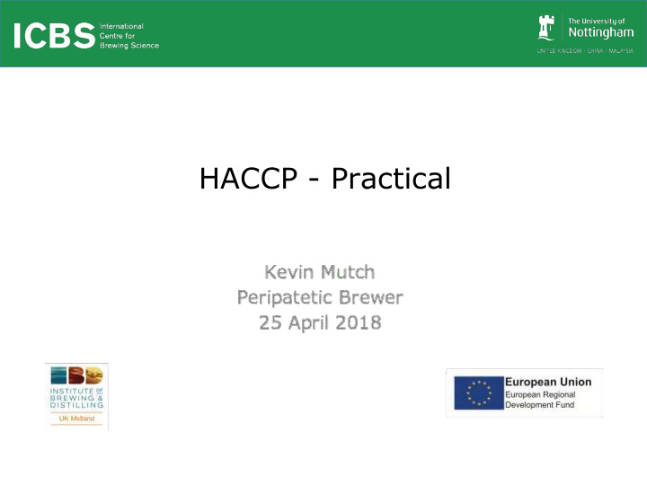 haccp practical haccp