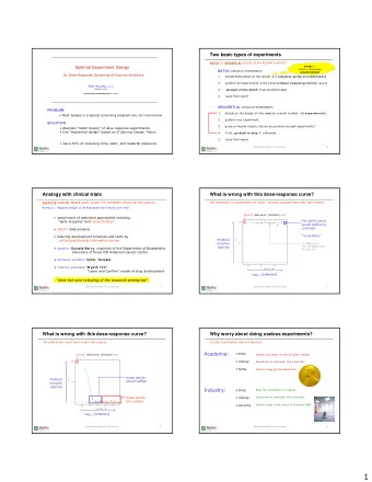 1  On a more serious note...  Theoretical foundations: The inhibition constant THERE ARE VERY GOOD