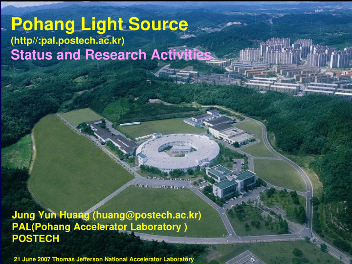 pohang light source