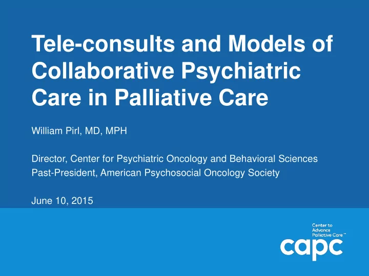 collaborative psychiatric