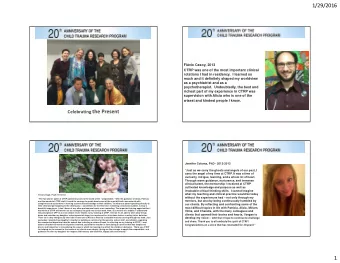 1/29/2016  Flvio Casoy, 2013  CTRP was one of the most important clinical  rotations I had in