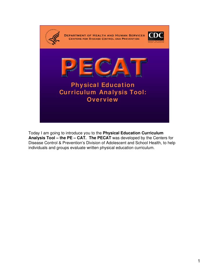 physical education physical education curriculum analysis