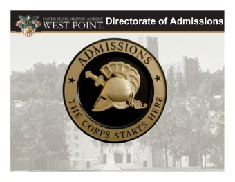 Directorate of Admissions  1LT Brittney Johnson  Mozambique  Canada  Brazil  1LT Brittney Johnson