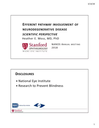 Google doc row 18  OPHTHALMOLOGY S ACCADIC PERFORMANCE CAN BE AFFECTED BY :  1. executive function