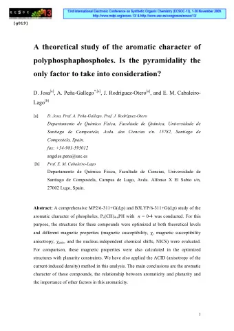 A theoretical study of the aromatic character of  polyphosphaphospholes. Is the pyramidality the