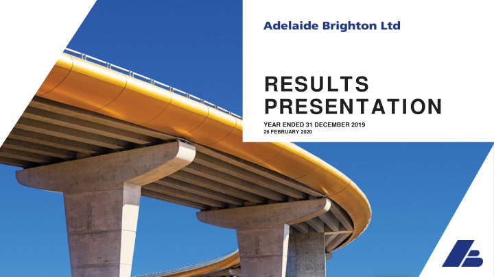 results presentation