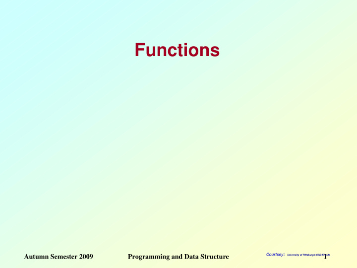 functions