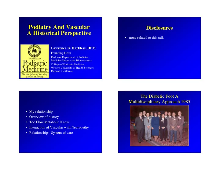 podiatry and vascular