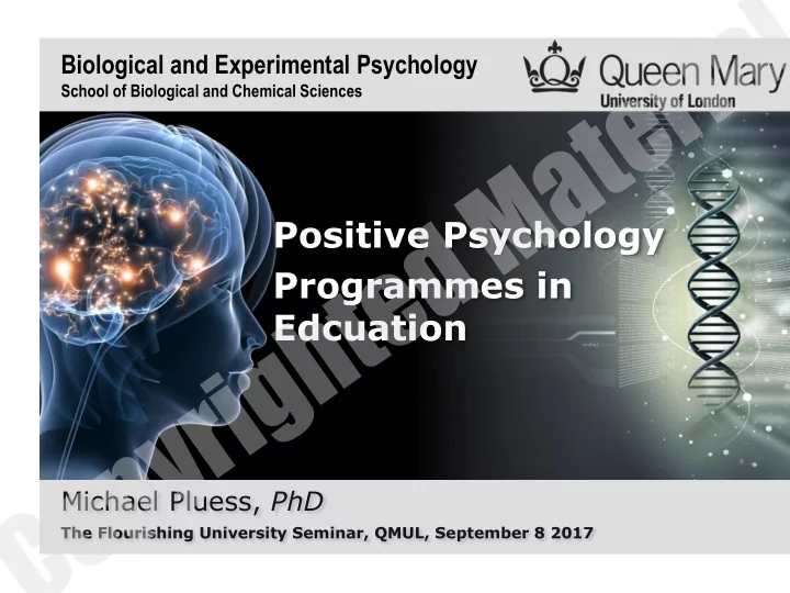 positive psychology