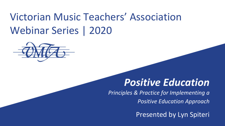 victorian music teachers association webinar series 2020