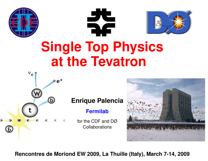 single top physics at the tevatron