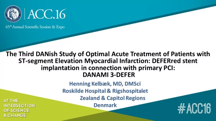 implantation in connection with primary pci