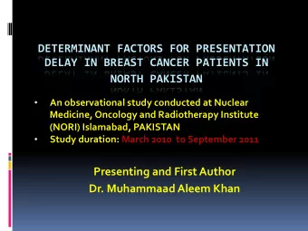 NORTH)PAKISTAN ))  An#observational#study#conducted#at#Nuclear#