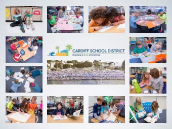 Cardiff Schools Facilities Presentation  Part 1: History of Cardiff Schools  Part 2: Todays