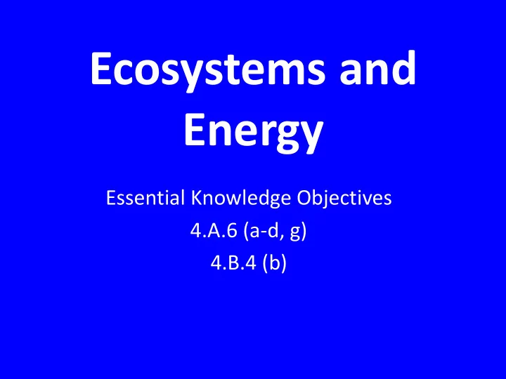 energy