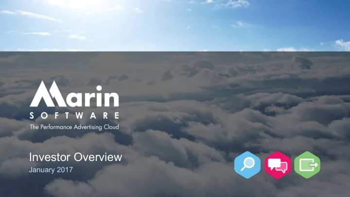 investor overview