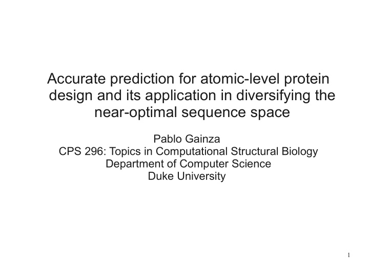 accurate prediction for atomic level protein design and