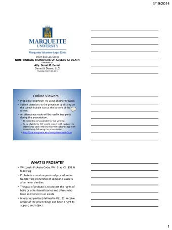 Online Viewers  Problems streaming? Try using another browser.  Submit questions to the