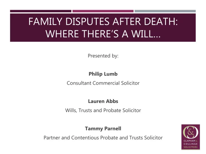 where there s a will