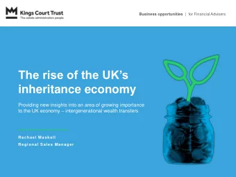 The rise of the UKs  inheritance economy  Providing new insights into an area of growing