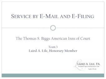 Florida Supreme Court  on June 21, 2012  Service by E-Mail:  SC10-2101*  E-Filing: SC11-399*