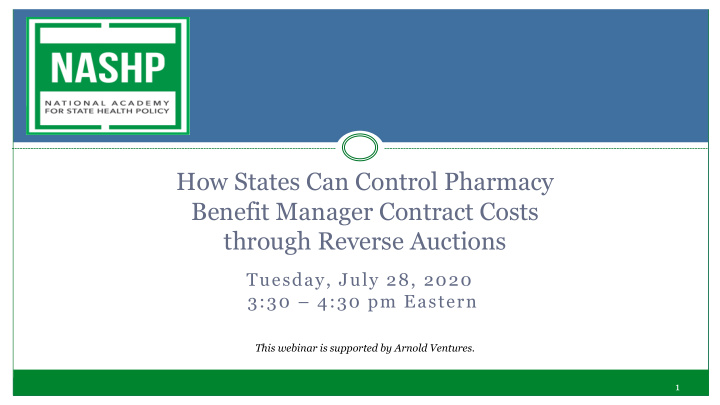 how states can control pharmacy benefit manager contract