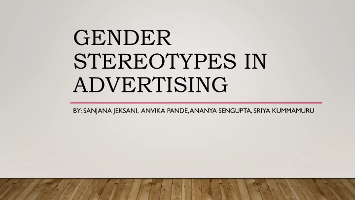 gender