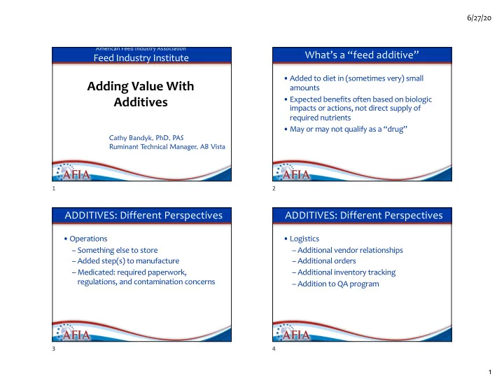 adding value with