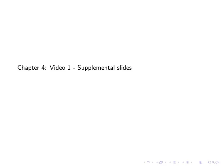 chapter 4 video 1 supplemental slides the autoregressive