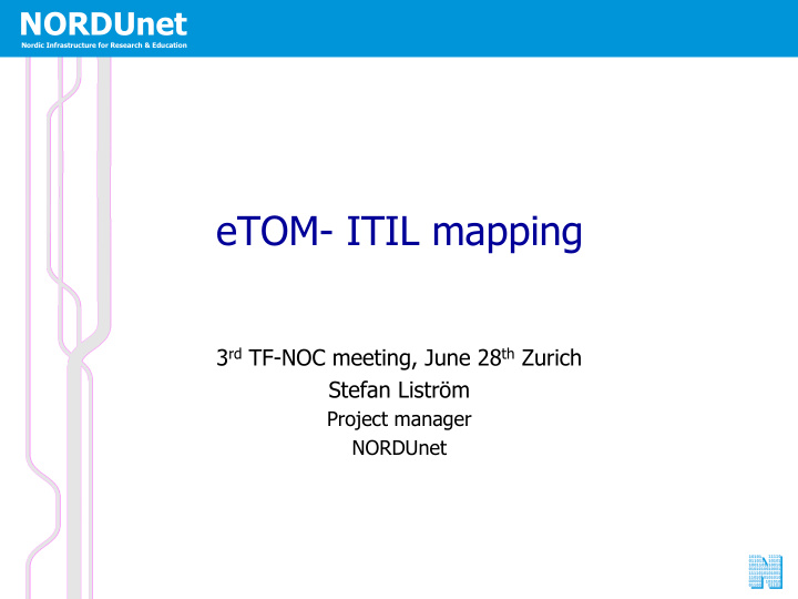 etom itil mapping