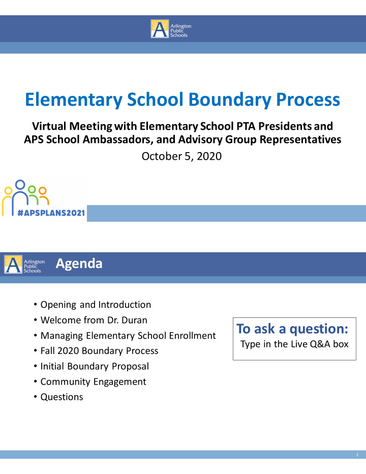 elementary school boundary process
