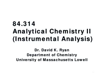 84.314  84.314  Analytical Chemistry II  Analytical Chemistry II  (Instrumental Analysis)